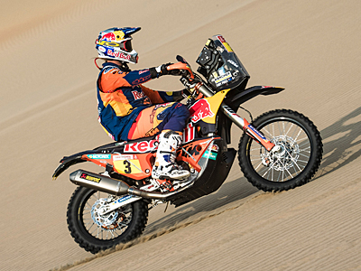 Toby Price gewinnt die Motorrad-Kategorie bei der Dakar 2019