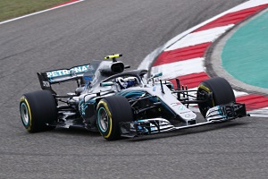 Formel 1 - 2018 - GP China: Valtteri Bottas im Mercedes wurde Zweiter