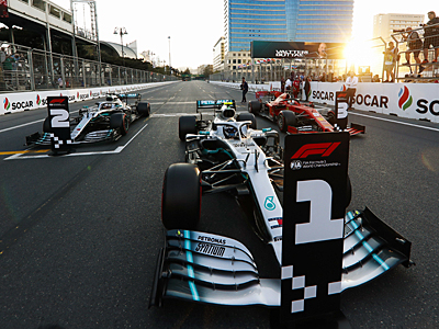 GP Aserbaidschan - Doppelsieg Mercedes vor Ferrari