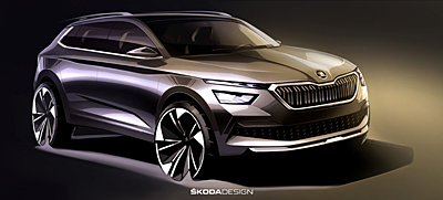 Skoda Kamiq - Zeichnung