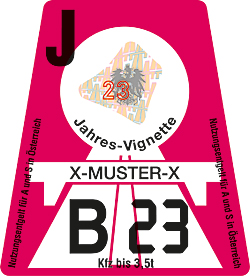 Österreich-Vignette 2023
